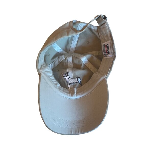 Boston Terrier Dog Puppy Khaki Baseball Cap Embroidered Adjsutable - Picture 4 of 5